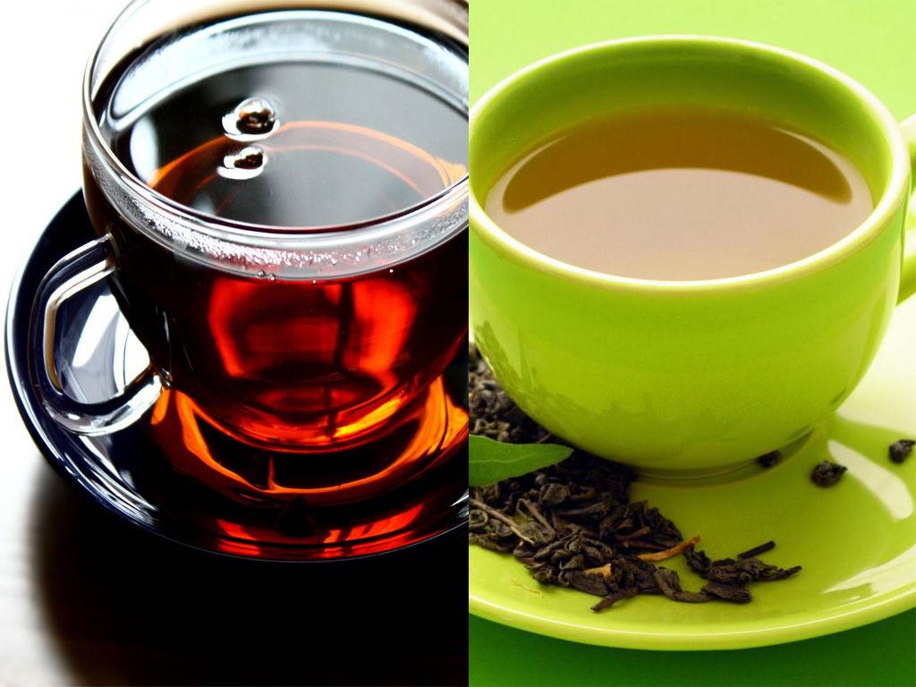 Лучше пить черный чай или зеленый. Черный и зеленый чай. Зеленый чай. Чай черный. Чай черный и зеленый в чашке.